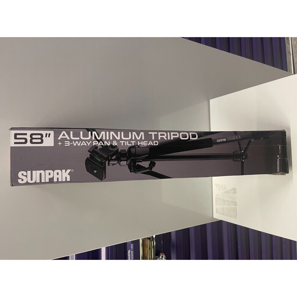 Sunpak 5858DLX Medium Duty Video Tripod - 620-585BB